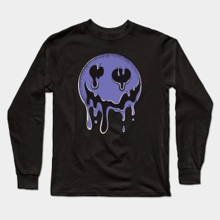 Droopy Smiley Face // Trippy Smile Long Sleeve T-Shirt